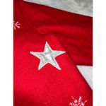 Women's VINTAGE WOOL blend Red Christmas Cardigan M Size M Photo 3