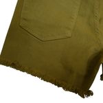 Judy Blue Women's S Augustana Mid Rise Cut Off Jean Short in Matcha Green NEW Photo 6