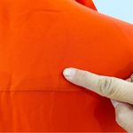 Sachin + Babi 100% silk red tuxedo style blouse Photo 13