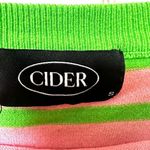 Cider green and red striped long sleeved sweater Photo 7