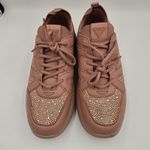 Guess Women Sneakers Size 11 Blush Pink Rhinestone Chunky Platform Fashion Shoes Photo 5
