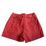 Boden Bermuda Linen Cotton Shorts Burnt Orange Womens Size 8 Red Photo 1