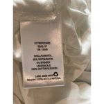 Simply Emma 3x Crochet Back Stretch Jersey Knit White Open Front Long Sleeve Top Photo 8