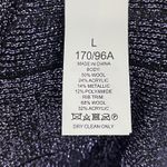 Kate Spade New York Metallic Knit Pleated Mock Neck Midi Sweater Dress Size L Photo 7