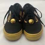 Vans Harry Potter special edition Black and Gold Low-Top Sneakers Woman’s size 8 Photo 5