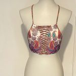 Nanette Lepore Nanette Lepore Gypsy Queen Paisley Halter TOP - Size S. Photo 1