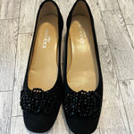 Sesto Meucci Pumps Flynn Black Suede Made in Italy Size 7.5N Photo 7