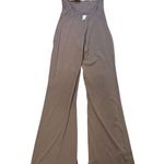 ACE Fitness Open Back Athletic Bodysuit, Taupe, Sz M Size M Photo 5