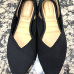 Cynthia Rowley  Women's Black Pointed Toe Slip On Ballet Flats Size 7.5 M Photo 0
