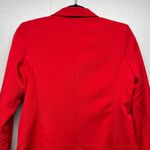 Ambiance Red Blazer Womens Small Single Breasted Holiday Christmas Office Career Photo 6