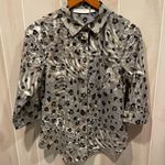Breckenridge Cute leopard zebra snake animal print breezy lightweight 3/4 sleeve blouse Photo 0