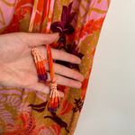 Farm Rio Jungle Panther Beige Midi Longsleeve Dress Large New with Tags Photo 10