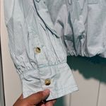 Free People NWT We The Free Newport Bubble Stripped Top, size Large Photo 8