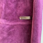 Calvin Klein Calvin Klevin Performance Plum Velour Cropped Hoodie Photo 5