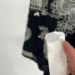 Desigual  Artsy Heart Dress Black White A Line Short Sleeve Sequins Size M Photo 9