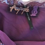 Free People EUC  Floral Embroidered Dress Purple Size 4 Photo 5