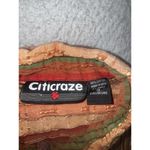 Citicraze Shirt Women 1X‎ Texture Button Up Earth Tone Striped 80s 90s Western Photo 5
