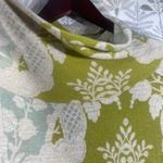 Saturday Sunday Anthropologie Hooded Tunic Dress M Green Floral Jacquard Knit Size M Photo 10