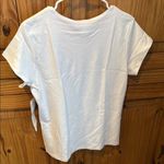 NWT ANN TRINITY Fun Wear White with Silver Butterfly Print T Photo 4