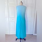 Victoria Holley Vintage Aqua Blue Ombré Dress Size 10 Photo 3