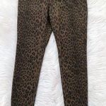 Carmen Marc Valvo NWT Olive Leopard Print Leggings Photo 0