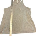 Adidas  Women's Heather Gray Open Back Tank Top Medium Photo 6