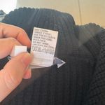 Per Se Black Knit Vest with Wide Collar Photo 6