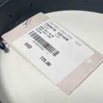 Gucci  GG Logo Floral Flower Engraved Buckle Black Leather Dress Belt Photo 14