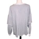 Fantastic Fawn  Gray 'MAMA' Oversized Sweatshirt Layered Long Sleeves  Photo 3