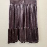 Wishlist Midnight Velvet Double V Tiered Skirt Short Sleeve Dress Photo 7