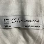 Mac Duggal IEENA for  Tailored V-Neck Ballgown Women's 8 White A-Line Photo 6