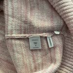 New York & CO Pink Heathered Wide Cuff Fringed Long Sleeve Pullover Sweater S Photo 4