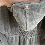 Juicy Couture Vintage Y2K Grey Velour Drape Short Wide Sleeve Hooded Poncho Cape Photo 11