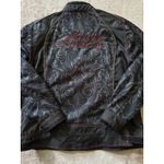 Harley Davidson Women's Motorcycle Jacket Riding Gear Black Patterned Size L Size L Photo 6