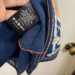 Moulinette Soeurs Anthropologie blue floral silk mini dress with pockets Medium Photo 4