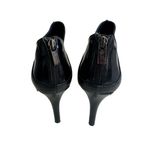 Isola  Black Pebble Leather Heels Booties Ankle Boots Size 7 Photo 1