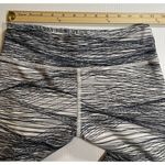 Evolution and creation Evolution‎ and Creation Leggings Womens Medium Black White Striped Lines Photo 1