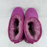 UGG  Mini Boots Suede Leather Sheepskin Lined SugarPlum Women's‎ Size 6 Photo 3