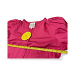 ALDEN ADAIR Hot Pink Button Front Puff Sleeve Mini Dress Size L Size L Photo 7