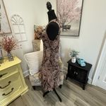 Ann Taylor Brown Tan Halter Midi Sundress Photo 3