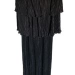 Alexis Pleated Tiered Strapless Maxi Dress, Black, Size XS Photo 2
