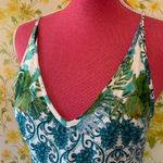 One One Six Tropical print lace up back jumpsuit size M Photo 5