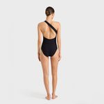BONDI BORN Colette one shoulder swimsuit, Small, $275 Black Photo 4