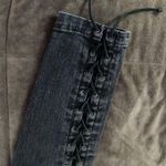 Hudson Jeans Raven Lace Up Skinny Jeans Photo 3