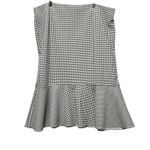 Ashley Stewart Women Skirt 22/24 Black White Timeless Polka Dot Flounce Hem Midi Photo 1