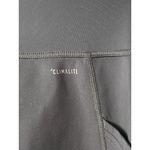 Adidas Women's High Rise 7/8 Length Carbon White 3 Stripe Tights Pants Sz S Photo 5