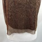 Cotton Candy Gold Metallic Crop Top Size Medium Photo 5