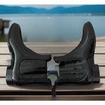 Jolie Kada Size 10 Water Proof Rain Boots Ankle Black Bootie Photo 4