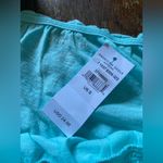 American Eagle  Outfitters Lite Teal Flowy Crop Top Size SM Photo 2