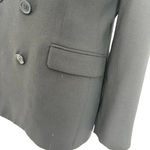 J.Crew J.‎ Crew French Girl Blazer Black Double Breasted Size 12 Photo 4